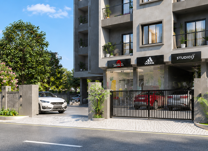 RCC Compound Wall With Gated Entrance